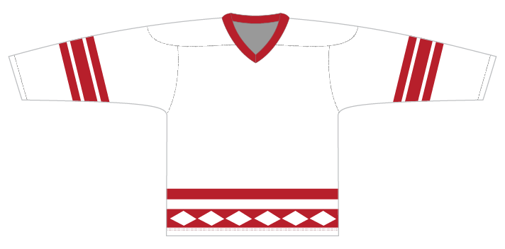 Russian 1980 CCCP Hockey White Jersey by K1 Sportswear (Wholesale